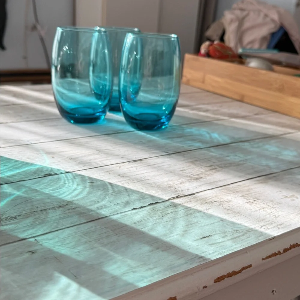 Set of Blue Glass Tumblers - Picture 7 of 9